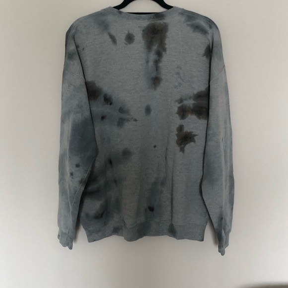 Tie dye grey crewneck sweatshirt - Picture 4 of 5
